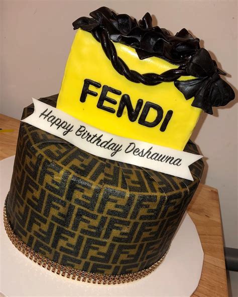 Fendi Cake Ideas .